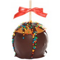 Birthday Dunked Caramel Apple w/ Dark Belgian Chocolate